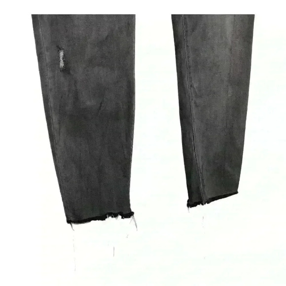 SPANX high waist pull on distressed black skinny denim jeans-sizeMedium - Picture 5 of 6